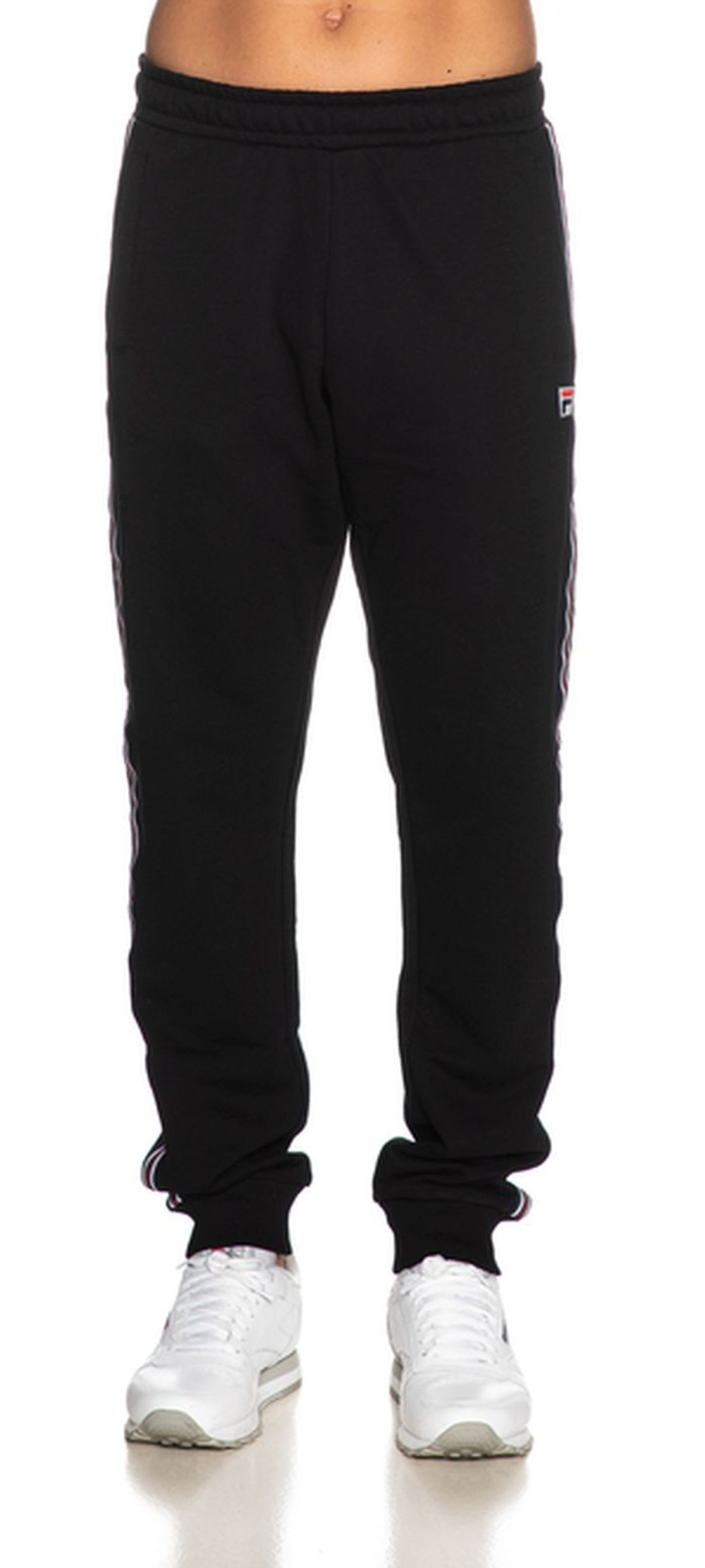 Мужские теннисные штаны Fila Hemi Track Pants Men - black