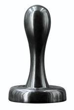 Черная анальная пробка Bowler Plug SM - 8,4 см. (Цвет: черный)