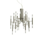 Pendant design lamp  THE LIGHT by Alma 36 lampshades (Nickel)