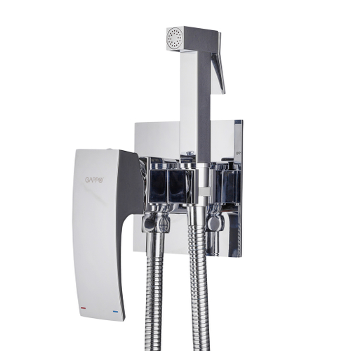 Смеситель с гигиеническим душем 35к G7207-1 GAPPO встраиваемый, ХРОМ