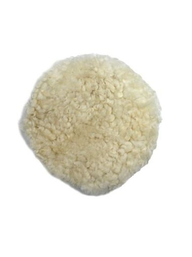 Губка для полировки из овечьей шерсти с фиксацией шнурком 125мм RockForce##Rock FORCE RF-PSP125L