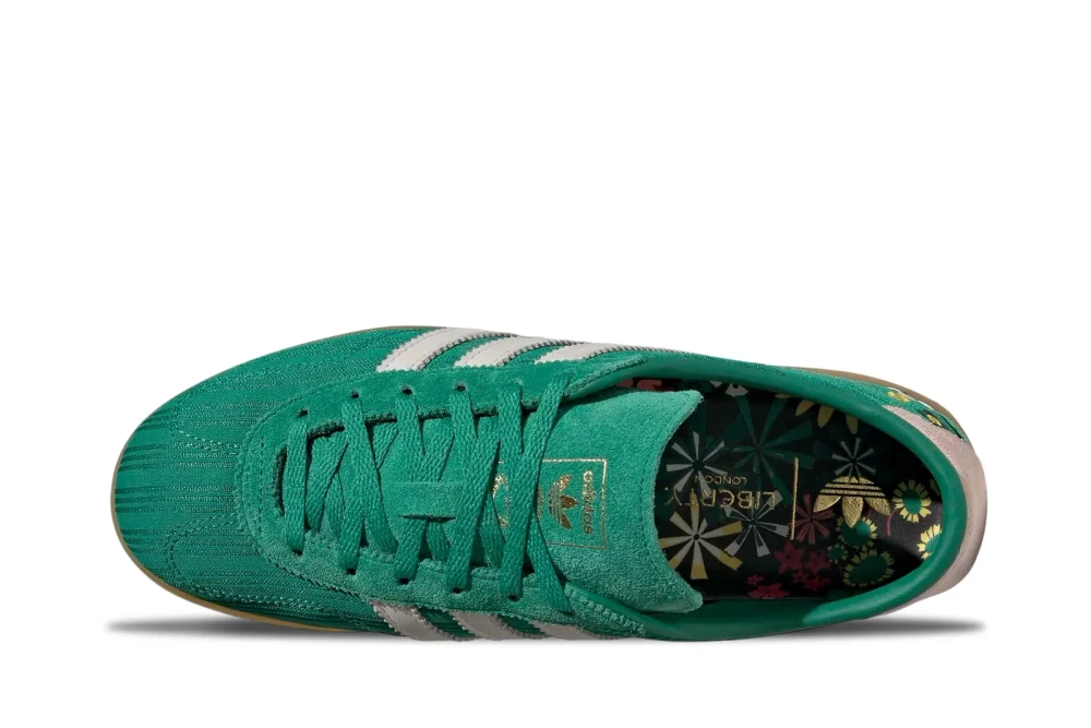Adidas x Liberty London Gazelle Lo Pro W "Bright Green"- зелёные