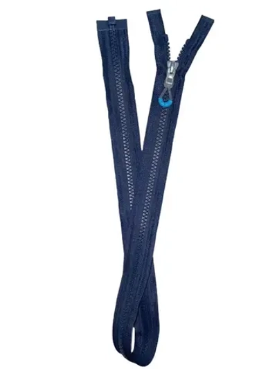 Молния слайдер тракторная 5 тип разъемная цвет темно-синий