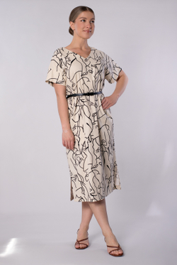 Платье женское 3991ЛП, Абстракция #363Абв053991ЛП