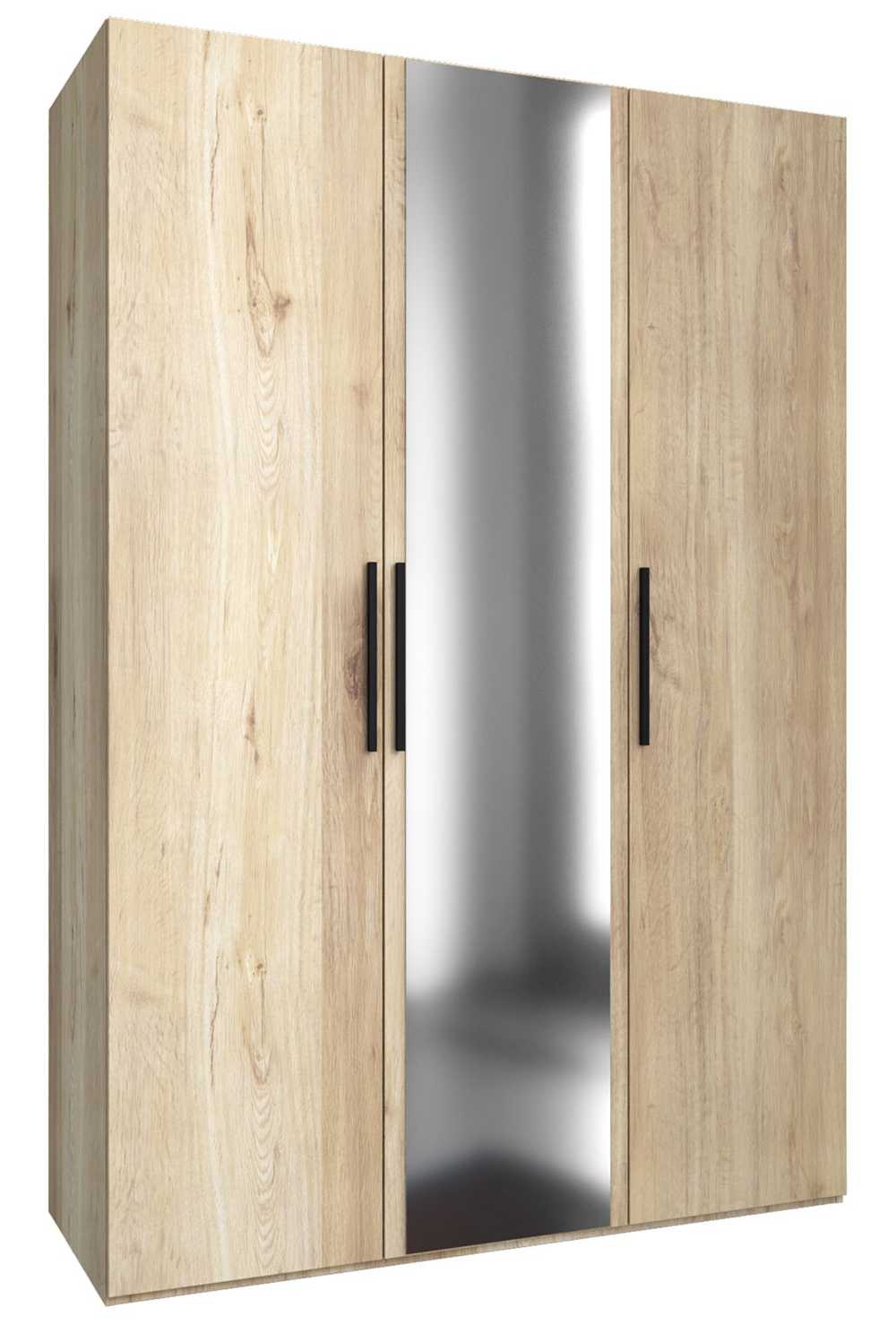 Шкаф для одежды, шкаф с зеркалом, Даллас 80-696.2ДК