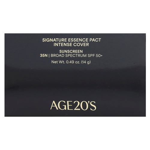 AGE20'S, Signature Essence Pact, Intense Cover, SPF 50+, 35N, 14 г (0,49 унции)