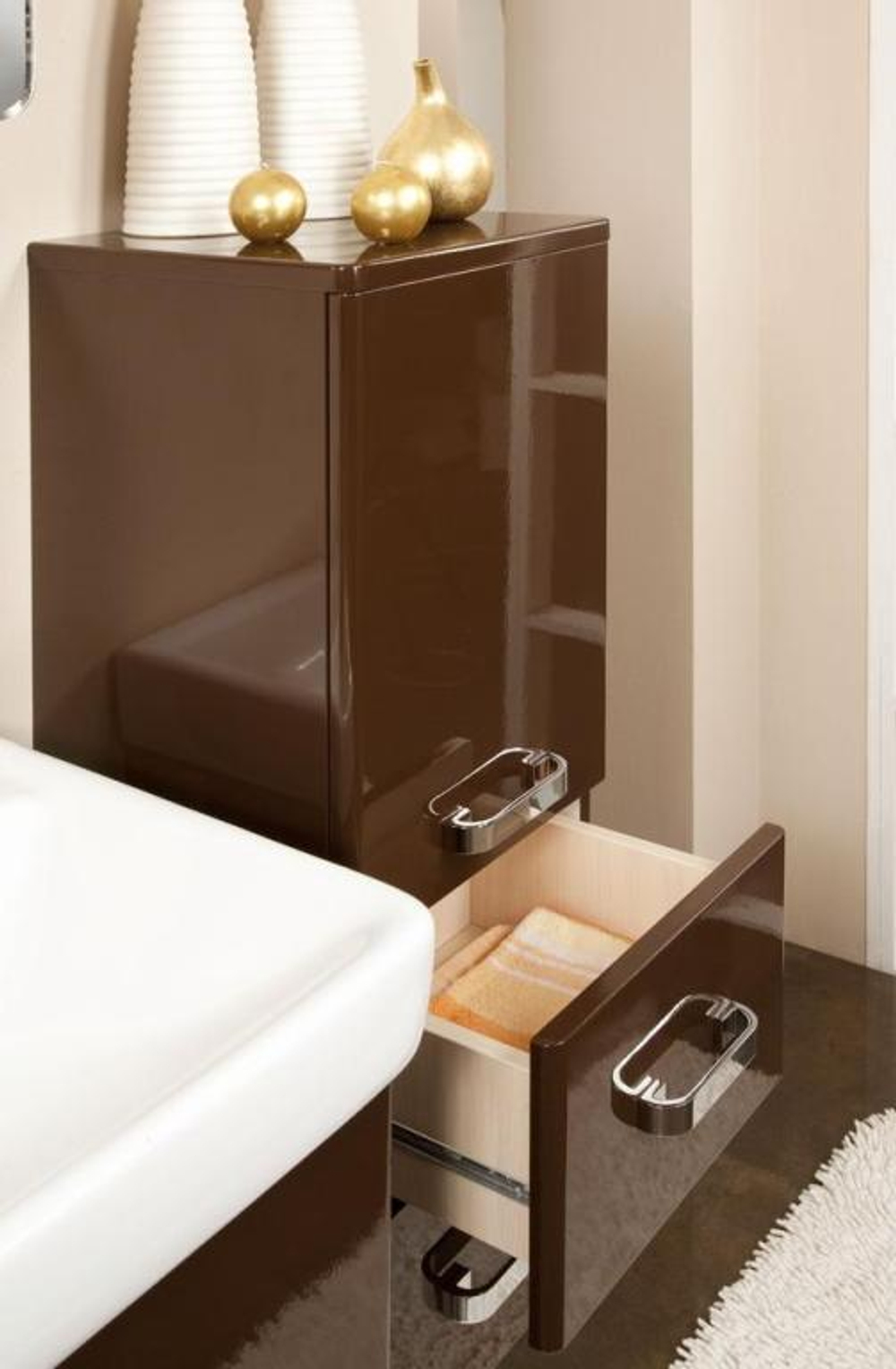 Полуколонна подвесная Америна белый 34.4х89х32.2см