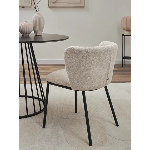 Стул Fluit, молочное букле