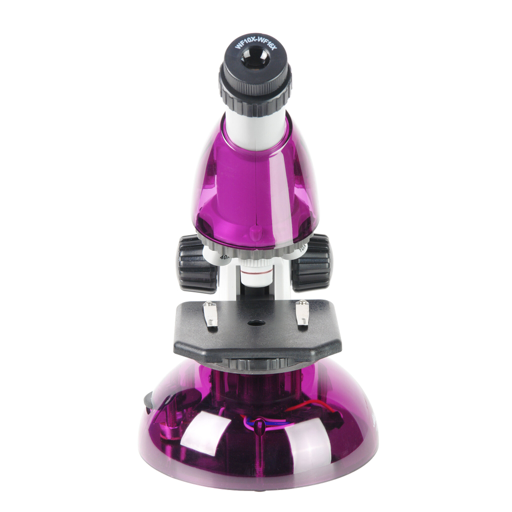 Микроскоп Микромед Атом 40x-640x (аметист) - фото 3