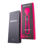 Ярко-розовый wand-вибратор 23,5см ToyFa eroTEQ Mashr 593004