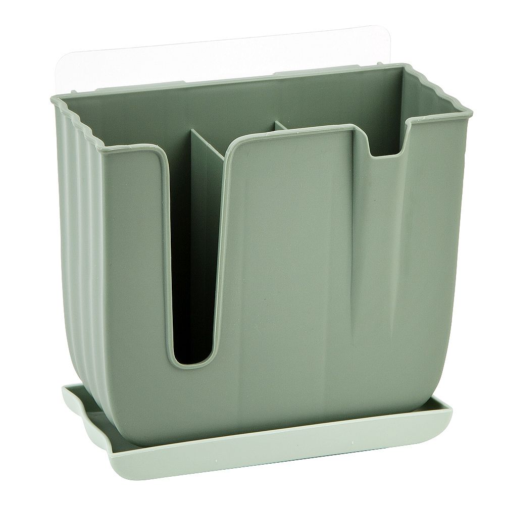 Подставка (сушилка) для столовых приборов и кухонных принадлежностей (с креплением)