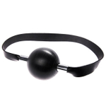 Кляп с шариком из латекса (Цвет: черный)