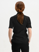 Китель повара женский короткий рукав "Black"