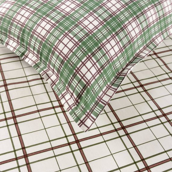 Фидель (зеленый) КПБ сатин 7Е