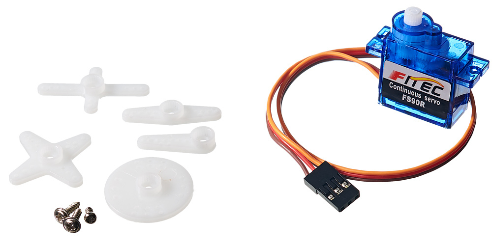 Микросервопривод постоянного вращения FS90R