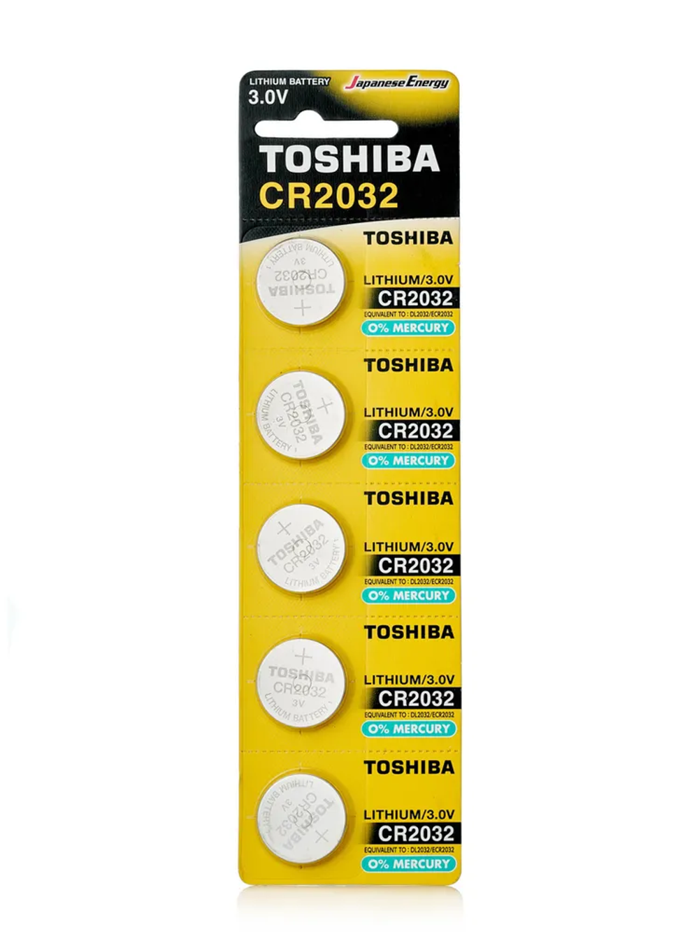 Батарейка CR2032 TOSHIBA BL (Цена за 5шт)
