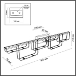 Настенный светодиодный светильник Odeon Light ZAHA 7060/12WL