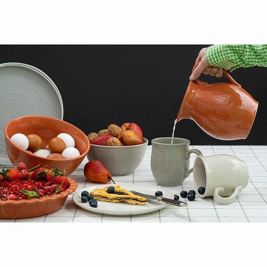 Кружка in the village, 490 мл, светло-бежевая