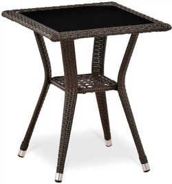 Столик для шезлонга из искусственного ротанга МАРА-2 «MARA-2» — Dark Brown