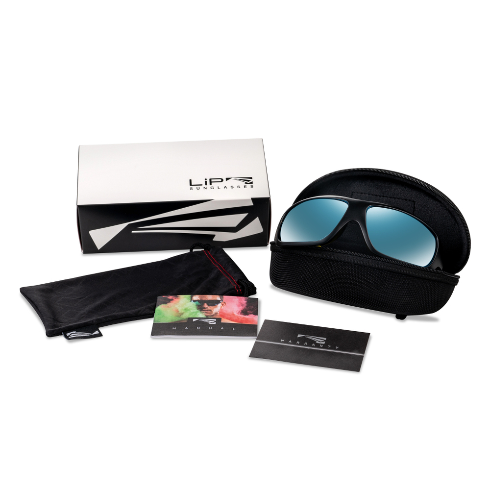 Спортивные очки LiP FLO / Matt Black / PC Polarized / Gold Mirror Smoke Lens