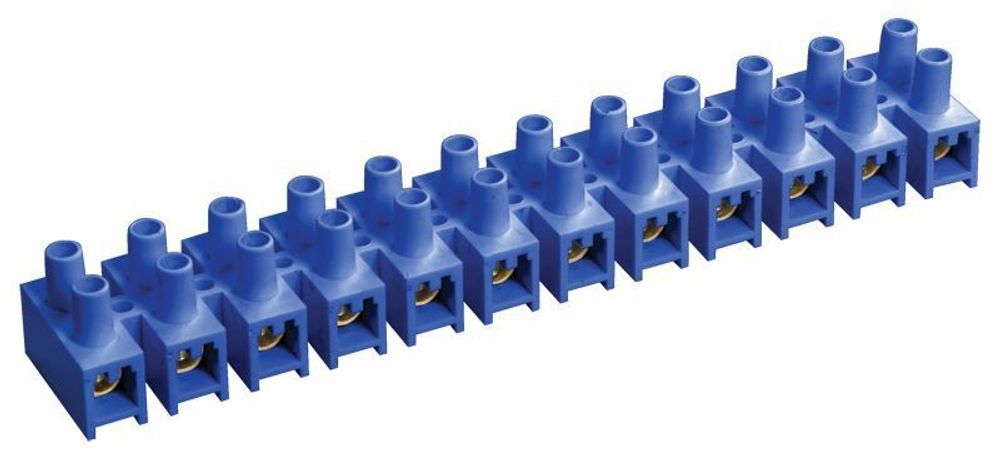 Колодка клеммная ЗВИ-100 н/г 10-25кв.мм 12 пар син. IEK UZV6-100-25 Колодка клеммная ЗВИ-100 н/г 10-25кв.мм 12 пар син. IEK UZV6-100-25