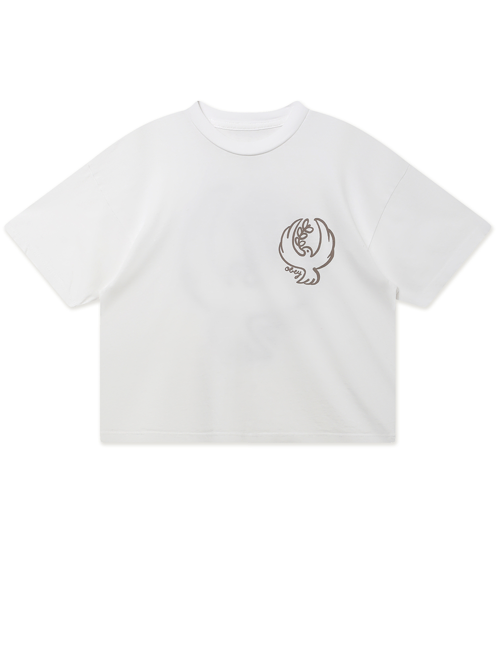 Женская Футболка Obey Round Dove