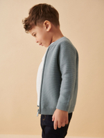 Кардиган на молнии для мальчика Next K82-044, Светло-синий