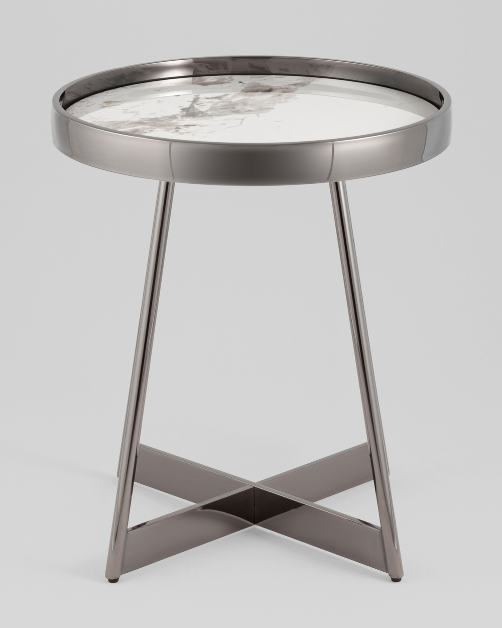 Журнальный столик Гера 50*50 см белая керамика