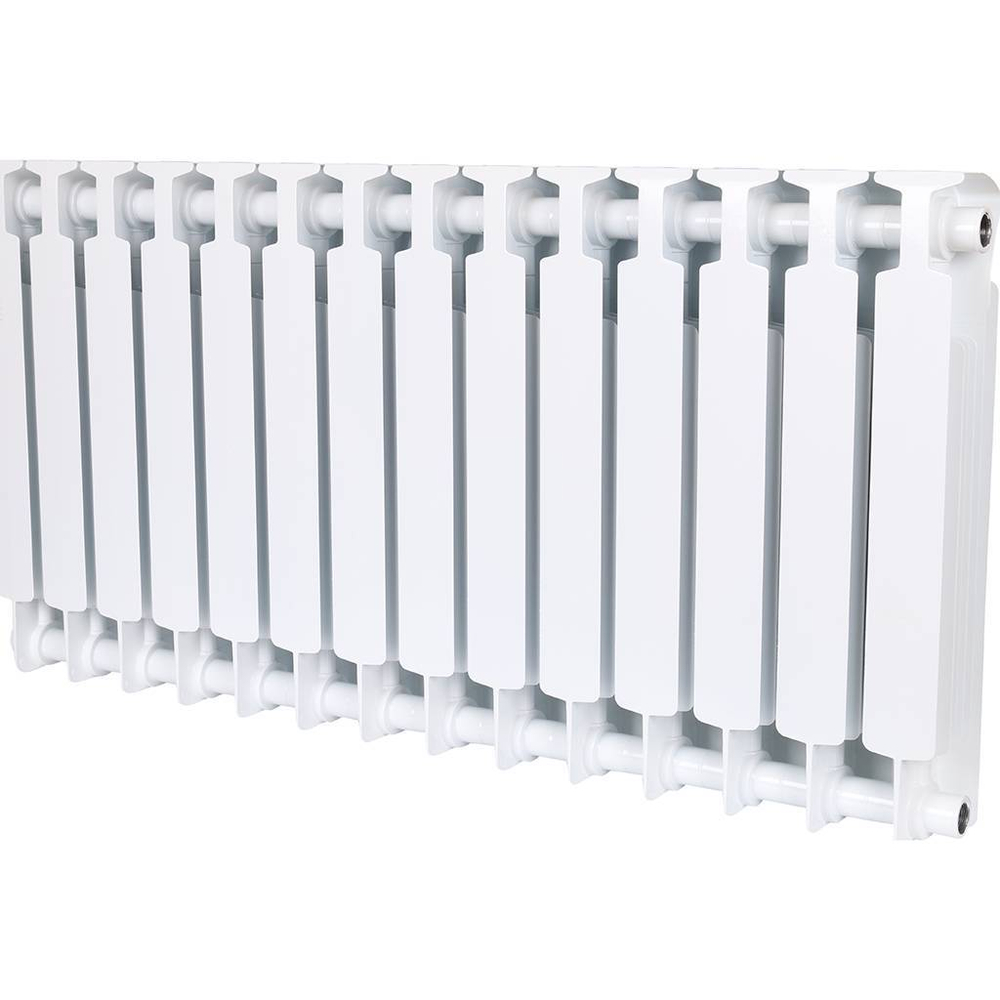 RIFAR MONOLIT 500 14 секций радиатор биметаллический боковое подключение (белый RAL 9016)