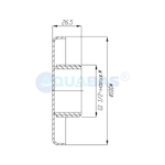 ФП.002.0/1 Заглушка к форсунке (ФП.111.5) для подключения пылесоса AISI-316