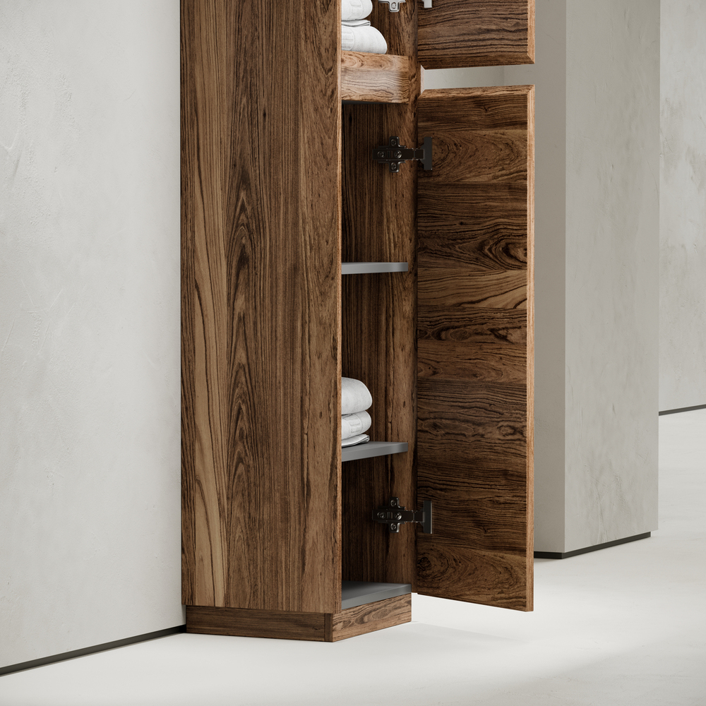 Шкаф-пенал напольный Sancos Libra Floor, дуб чарльстон 350х300х1870 мм