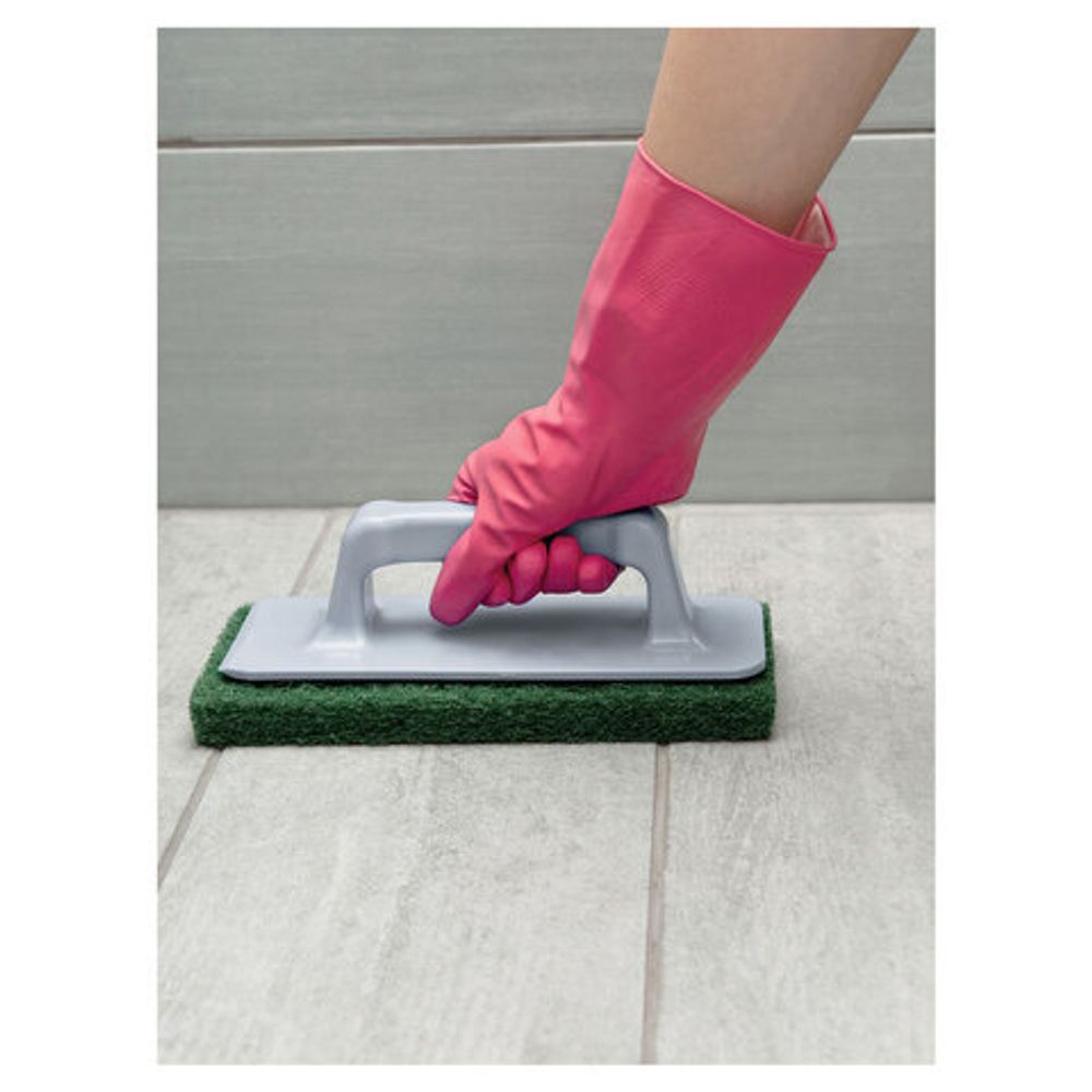 Перчатки латексные КЩС, сверхпрочные, плотные, хлопковое напыление, размер 7,5-8 M, средний, красные, HQ Profiline, 73582