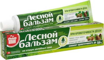 Паста зубная Лесной бальзам 75мл При кровоточивости десен