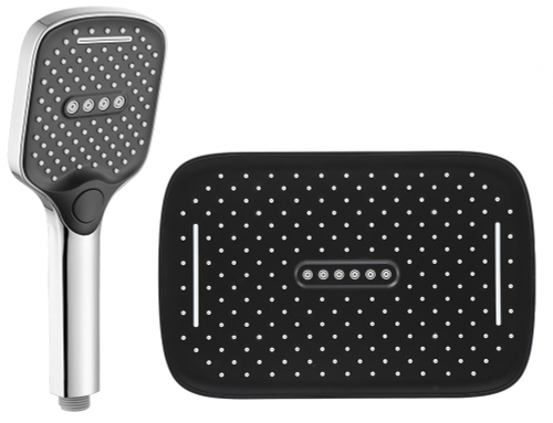 HT3020  Набор леек (троп.+ручная, ХРОМ) HANSEN (40/1шт)