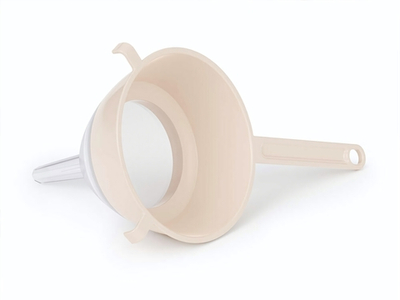 Сито с воронкой диаметр 13см (бежевый)