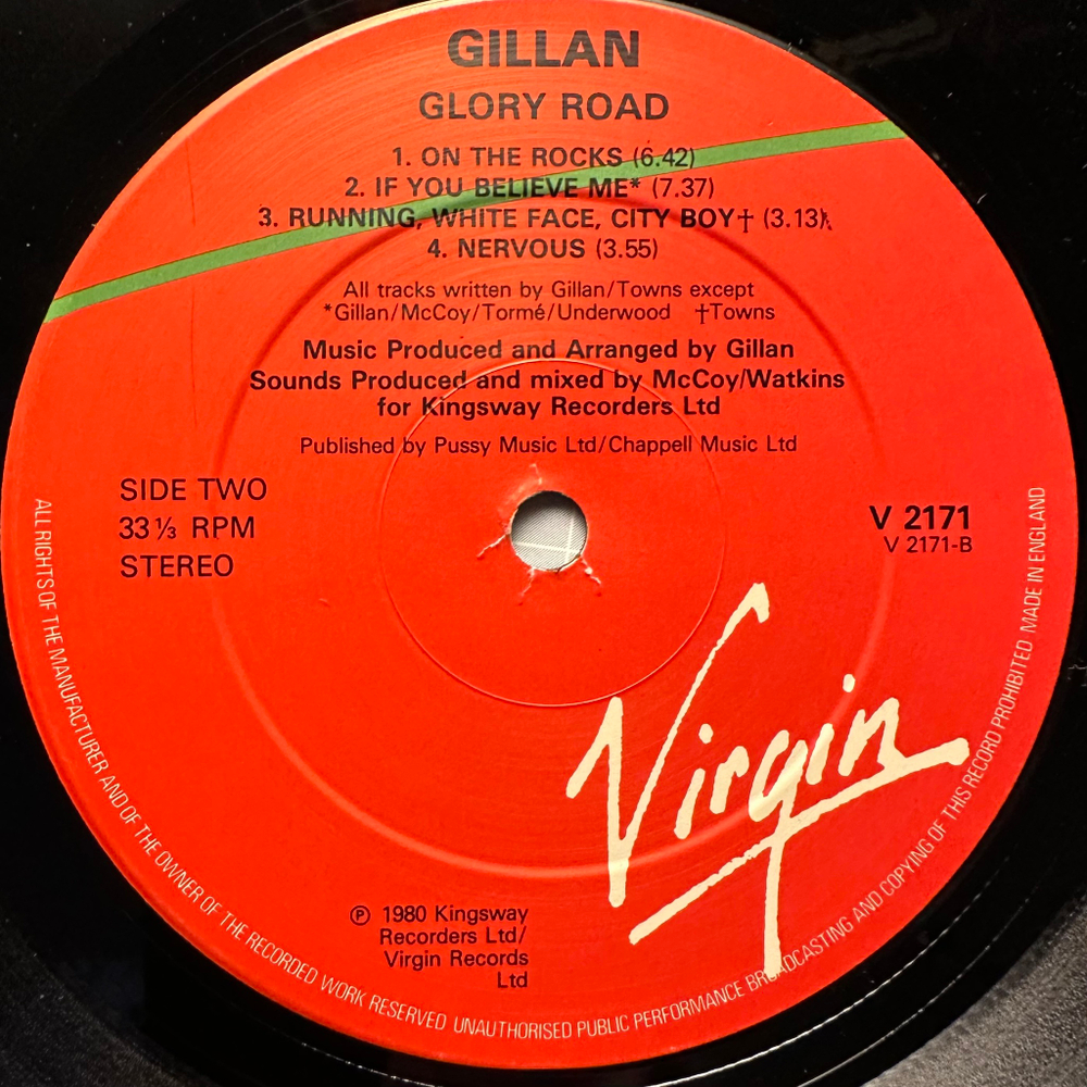 Gillan - Glory Road (Англия 1980г.)