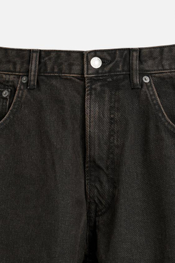 ZARA ДЖИНСЫ BAGGY FIT, ТЕМНО-КОРИЧНЕВЫЙ