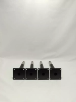 Ножки мебельные Черные с Серебром 200мм/4шт