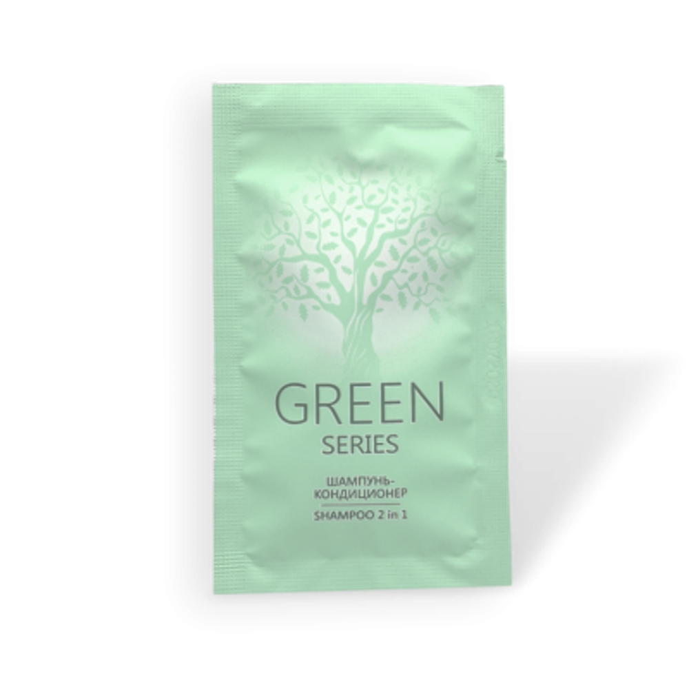 Шампунь-Кондиционер "Green Line" 10мл. в саше/500шт