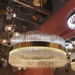 Люстра Cloyd CADANCE-A C1 / Ø80 см - латунь (арт.10333)