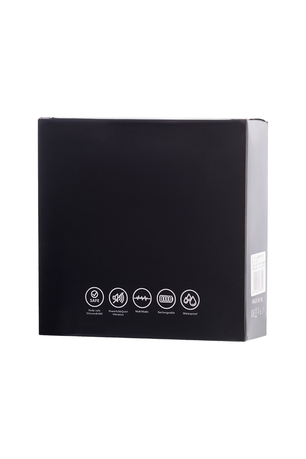 Стимулятор простаты Levett Ancus, силикон, черный, 11 см
