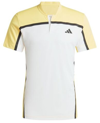 Мужское теннисное поло Adidas Heat.Rdy FreeLift Pro Polo Shirt - белый/оранжевый/черный