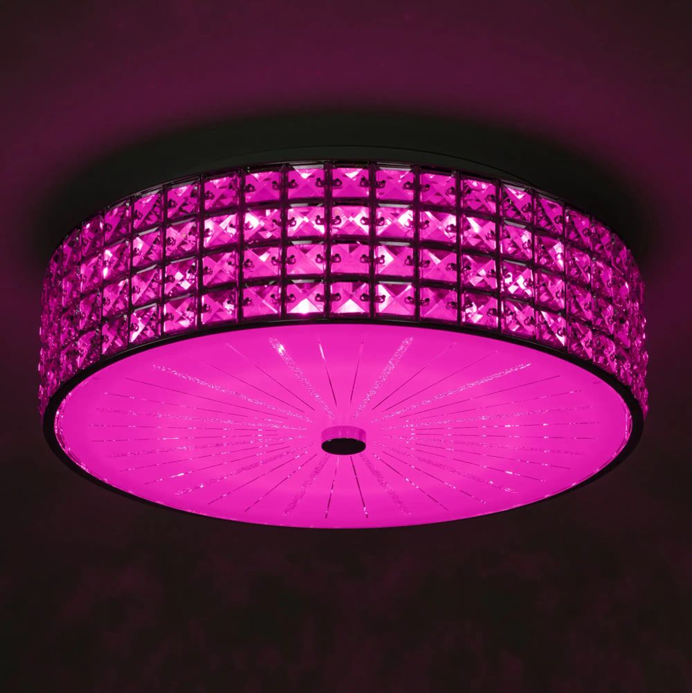 Citilux Портал CL32415G1 LED RGB Люстра хрустальная с пультом Хром