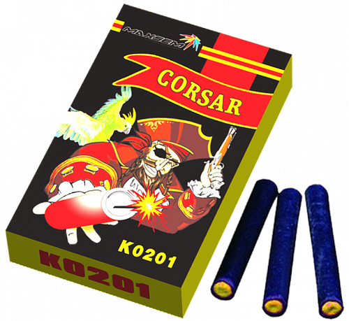 K0201 Петарды "Корсар 1" (1 блок / 10 упаковок)