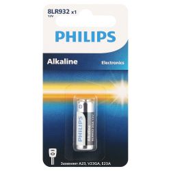Батарейки Philips 8LR932/51 алкалиновые 12v 1 шт. MN21-1BL (1/20/200/16800)