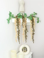 Искусственные цветы на стену в кашпо