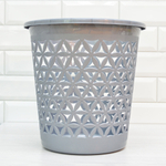 Корзина для бумаг, цвет серебро