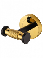 Двойной крючок для ванной WONZON & WOGHAND MAJESTIC, Черный/Золото (WW-9225)