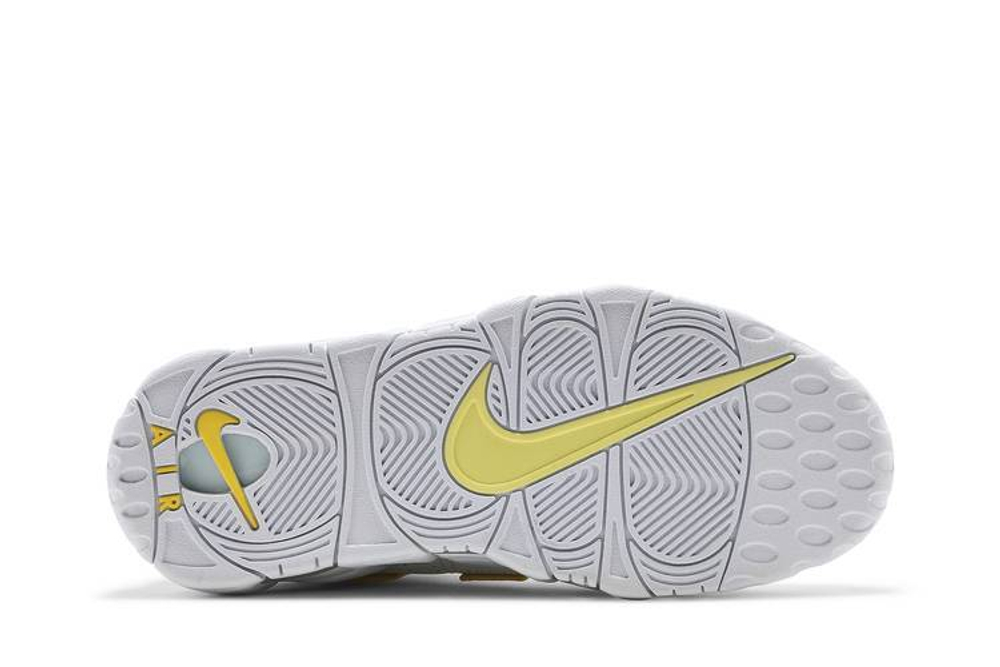 Кроссовки Nike Air More Uptempo "Light Citron" (Женская размерная сетка)