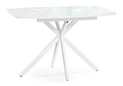 Стеклянный стол Тамаса 120(150)х70х76 белый
